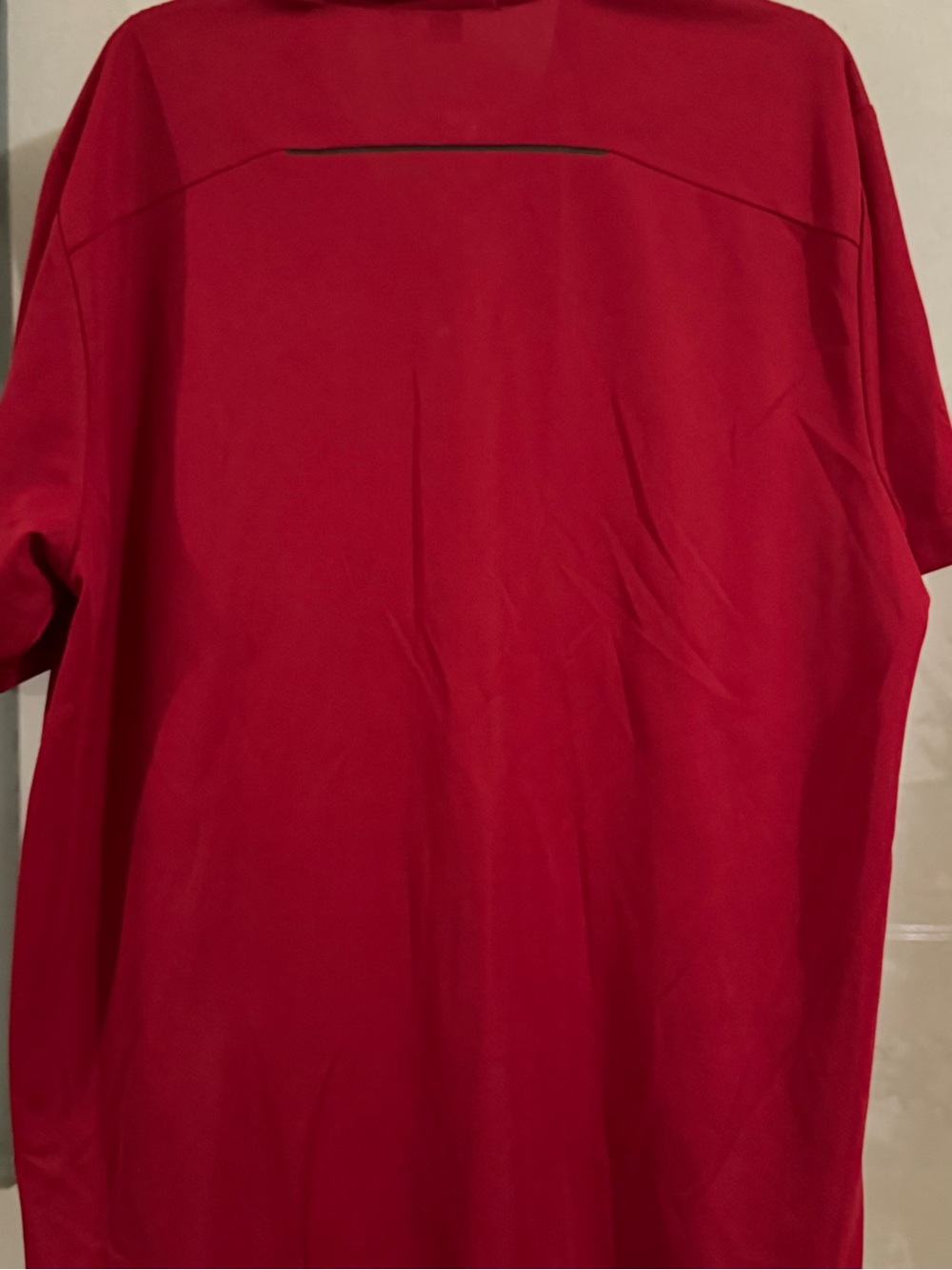 Men's Red Short-Sleeve Shirt